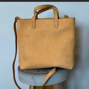 Madewell new marigold zip top transport bag